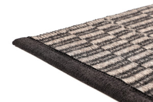 VM Carpet Latua 7779 grey black. Furmus