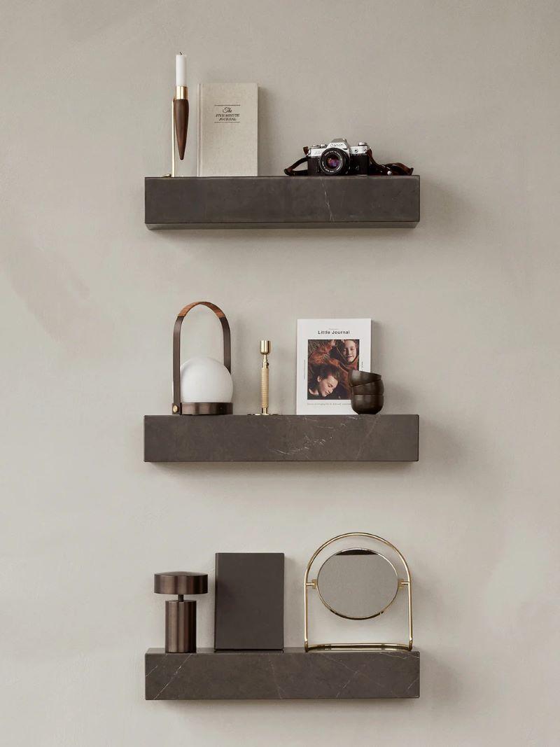 Audo Copenhagen Plinth Shelf hylly Furmukselta